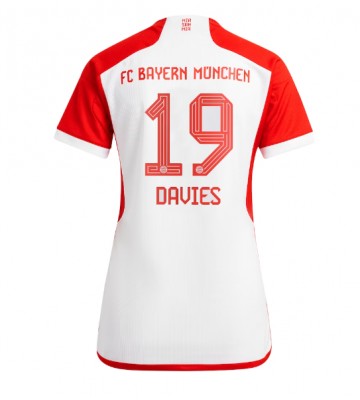 Bayern Munich Alphonso Davies #19 Hemmatröja Kvinnor 2023-24 Kortärmad